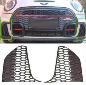 F56 MINI Cooper JCW John Cooper Works Front Bumper Stone Guard Grille Set LCI2 - Picture 1 of 5