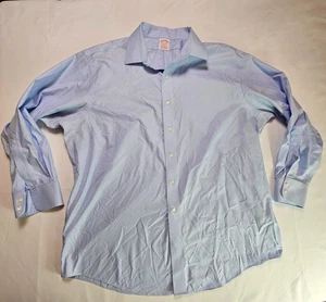Brooks Brothers Madison Fit Non-Iron Stretch Supima Cotton Dress Men’s 17½-34 - Picture 1 of 8
