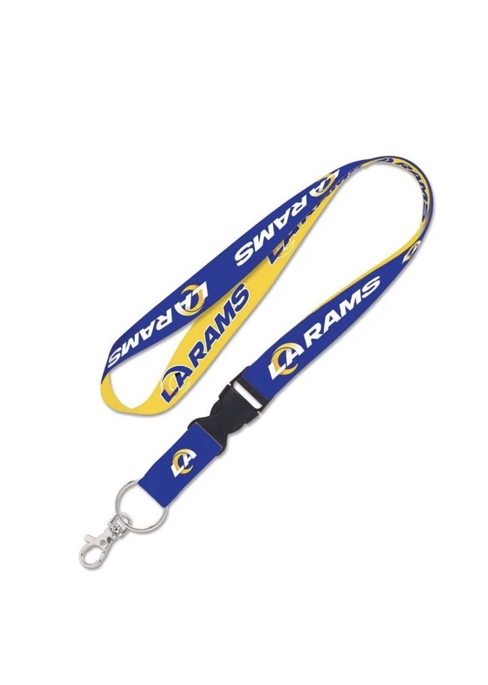 Los Angeles Rams Football LANYARD DETACHABLE BUCKLE KEY CHAIN US SHIP in 1 day - Image 1 of 1