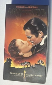 Vtg Gone With The Wind VHS Movie 2 Tape Box Set. Good Condition. Classic - Picture 1 of 2