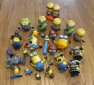 Minions Mini Figures Lot Cake Topper Toys Despicable Me - Picture 1 of 7