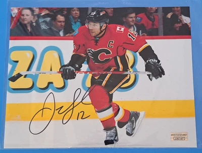 Foto firmada por Jerome Iginla de Flames 8,5x11 autógrafo certificado de autenticidad automático Foto 1 de 4