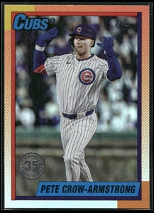 2025 Topps Update Baseball Pete Crow-Armstrong #U90-7 1990 Baseball Foil - Picture 1 of 2