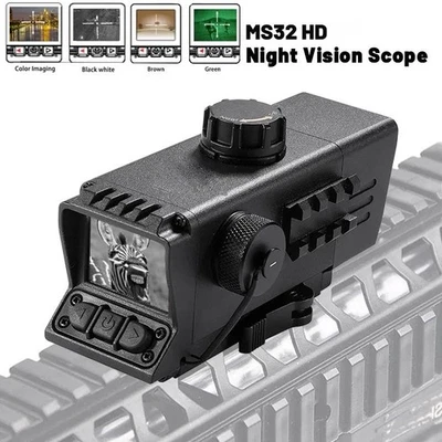 MS32 HD Infrared Holographic Hunting Night Vision Scope Red Dot Digital Night - Image 1 of 4