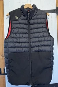 Luke Sport Herren Weste Puffer Bodywarmer Größe M Navy Blau  - Bild 1 von 5