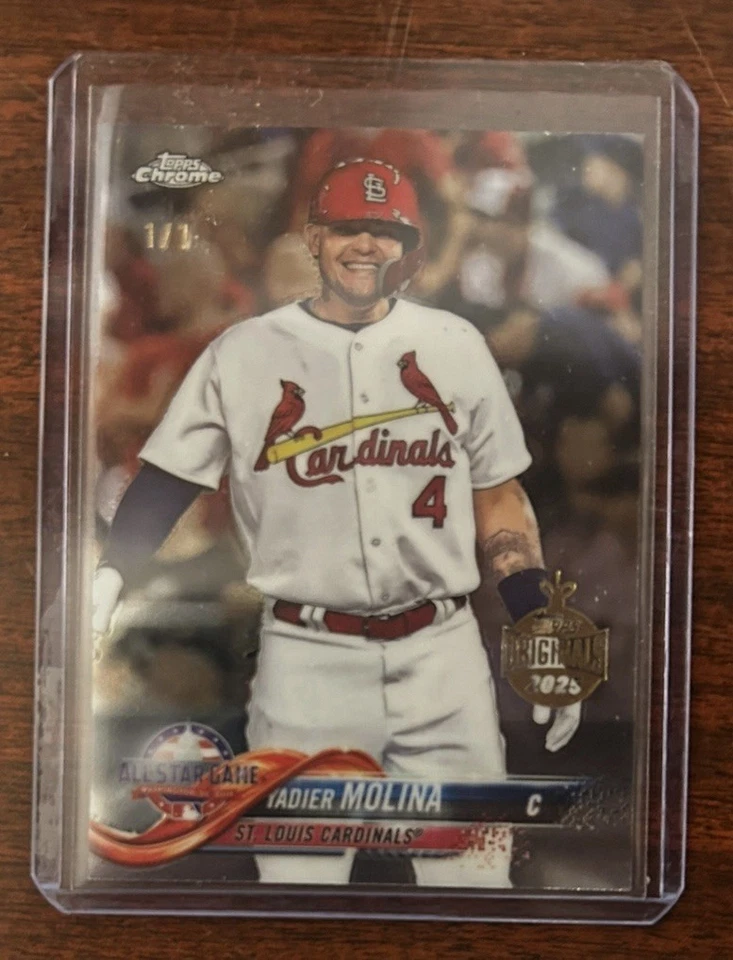 Yadier Molina 2018 1/1 Topps chrome  - Image 1 of 3