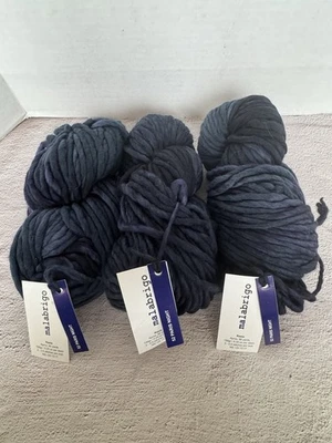 HILO RASTA MAL ABRIGO ~ Color #52-Noche de París ~ 90 yardas/150 g ~ 100 % Merino ~ Lote de 3 Foto 1 de 4