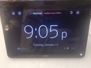 Comcast Xfinity Home Security Touchscreen Control Panel XH1-TC TCA300COM - Picture 1 of 3