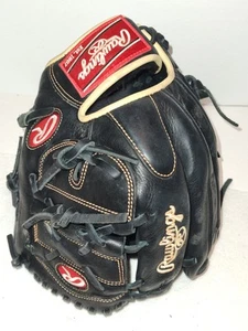 Rawlings GG Elite 12" Black Leather Baseball Glove- EXCELLENT CONDITION - Picture 1 of 9