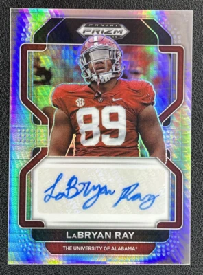 2022 Panini Prizm Draft Picks Autographs Hyper #137 LaBryan Ray - Image 1 of 2