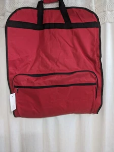 60" Professional Garment Bag Cover Suits Pants Gowns Dresses Foldable Red Dalix - Picture 1 of 8