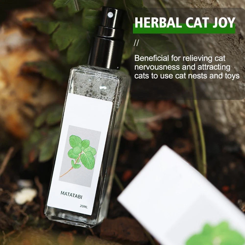 2024 Herbal Cat Joy, Catnip Spray For Cats,CatnipSpray 20ML/100ML For K1Y4 - Image 1 of 4