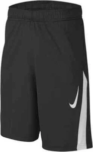 Nike Boys Training Shorts - Black w/White Side Stripes - Medium - New with Tags - Picture 1 of 4