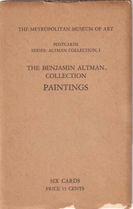 Vtg Postcard 6 Card Set Metroplolitan Museum of Art Benjamin Altman Collection 1 - Picture 1 of 12