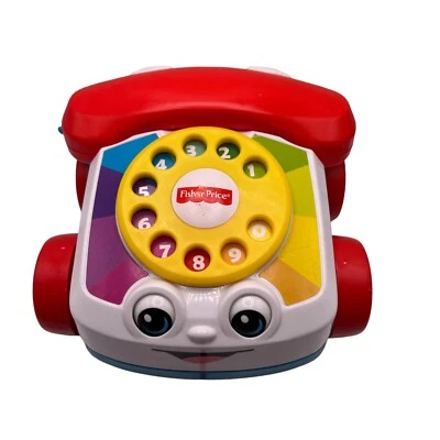 TELÉFONO FISHER PRICE CHATTER JUGUETE PARA TIRAR 2015 DIAL GIRATORIO NIÑO BEBÉ Foto 1 de 4