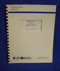 Eaton Model 1101A & 1012A Instruction Manual - Picture 1 of 1