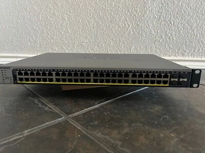 Netgear GS752TP 52-Port PoE Gigabit Ethernet Smart Switch, Managed - Silver/Gray - Image 1 of 4