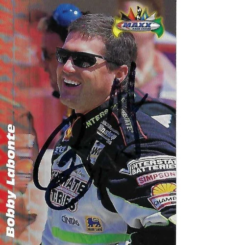 BOBBY LABONTE SIGNED 1997 MAXX RACING #18 - NASCAR - Image 1 of 1