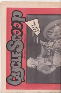 Vintage Cycle Scoop Newspaper Oct 1973 - California Motocross Motorcycle Racing - Picture 1 of 2