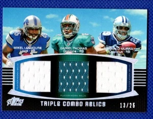 DEMARCO MURRAY #13/25 LESHOURE DANIEL THOMAS 2011 RC TRIPLE HOLOGRAPHIC MAILLOTS - Photo 1 sur 2