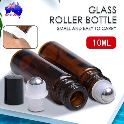 Glass Roller Bottle Rollerball Gradient Perfume Roll On Ball Essential Oil 10ml - image 1 of 4