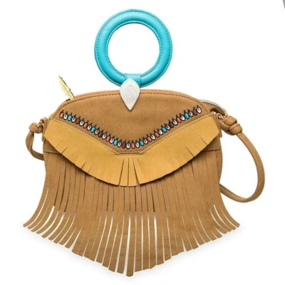Danielle Nicole Disney Pocahontas Crossbody Bag Fringe Moccasin Shoulder Purse - Image 1 of 3