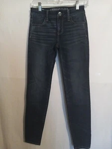 American Eagle Jeans Skinny Super Super Stretch X4 Jeggings Women's Size 0 - Picture 1 of 7