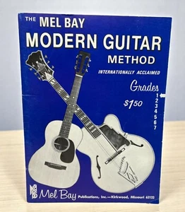Mel Bay Modern Guitar Method Grade 1 Music Book 1970 Basic Lessons - Picture 1 of 9