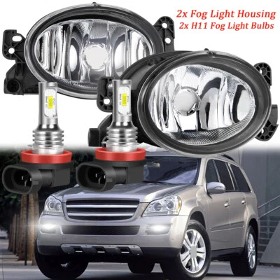 Par de faros antiniebla LED para Mercedes-Benz GL450 2007 2008 2009 2010 2011 Foto 1 de 4