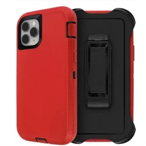For iPhone 11 Case Heavy Duty Shockproof Defender Cover Case With Belt Clip - Picture 1 of 5