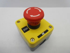 EUROPA RCAS-ESB541NC EMERGENCY TWIST RESET STOP STATION BUTTON MUSHROOM RED - Picture 1 of 1