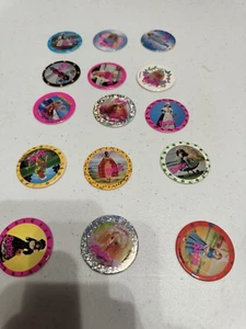 Mattel 1995 Barbie For Girls 15 POGS Per Purchase No Duplicates - Picture 1 of 20