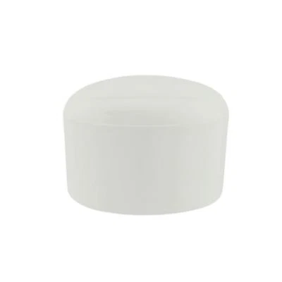 GPE Rohrkappen 2 Stück Rundrohrkappen Pfostenkappen ø40-41mm rund weiß 950059304