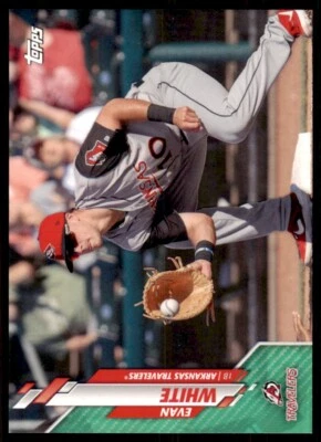 2020 Topps Pro Debut Green #PD180 Evan White /99 - Image 1 of 2