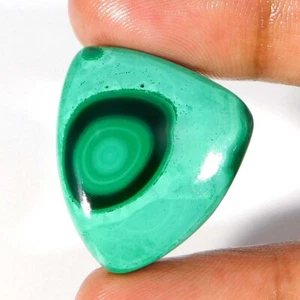 100% Natural Unique MALACHITE 38.75Cts. Fancy Cabochon Loose Gemstone - Picture 1 of 3