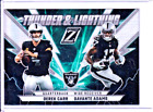Derek Carr Davante Adams 2022 Zenith Football Thunder & Lightning TL-DD Raiders