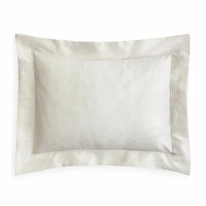 Yves Delorme Standard Sham Amazone Ivory Cream Long Staple Cotton New - Picture 1 of 7