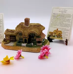 Retro 1990s DAVID WINTER Ornamental Ceramic Cottage Fair-well Cottage BOXED - Picture 1 of 8