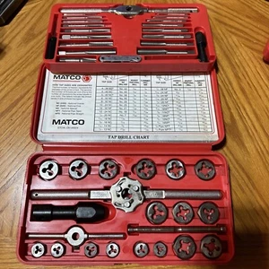 Matco Tools SAE Tap & Die Set 606TD Complete Gently Used - Picture 1 of 3
