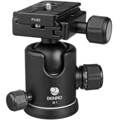 Benro B1 Double Action Tripod Ballhead, Max 14kg - Image 1 of 2