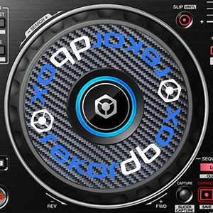 PIONEER REKORDBOX FIBRA DI CARBONIO DDJ-RR DDJ RR JOG / GRAFICA SLIPMAT / ADESIVI - Foto 1 di 5