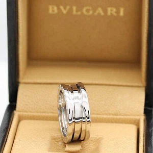 Bulgari B - Zero 1 Ring - 3 Band in 18KT Weißgold - Gr. 56 mit Bulgari Box - Bild 1 von 6