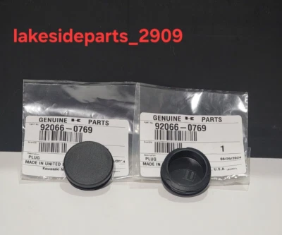 (2) OEM KAWASAKI MULE PRO-FX FXT FXR DX DXT MX TAPAS DE PARACHOQUES TAPONES 92066-0769 Foto 1 de 2