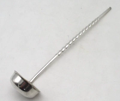 Small 19th Century Silver Plated Toddy Ladle - Twist Handle - Image 1 of 4