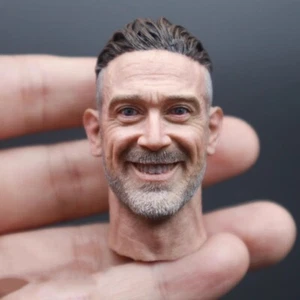 1/6 Head Model Carving Negan Jeffrey Dean Morgan for 12 '' Male Figure Body - Picture 1 of 3