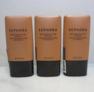 SEPHORA HIDRATANTE MATTE PERFECTION MATIZADO 13 TAFETÁ 1,014 FL OZ LOTE DE 3 - Imagem 1 de 3