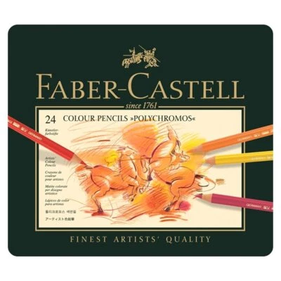 FABERCASTELL Buntstifte POLYCHROMOS 24er Metalletui 110024 - Bild 1 von 4