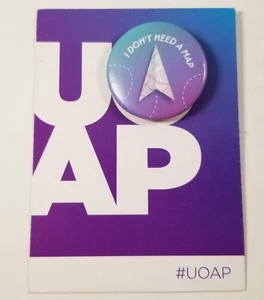 Universal Orlando Annual Passholder Button I Don't Need A Map UOAP Studios Pin - Picture 1 of 3