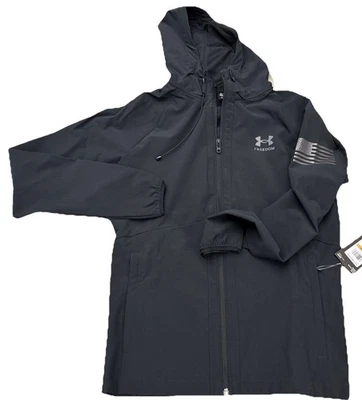 Under Armour Men's Freedom Windbreaker Jacket. Size Small- Black. NWT - Image 1 of 4