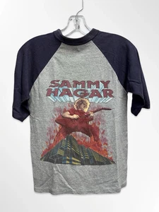 Vintage 1983 Sammy Hagar Red Rocker Burning States Konzert Tour Raglan T-Shirt S - Bild 1 von 7